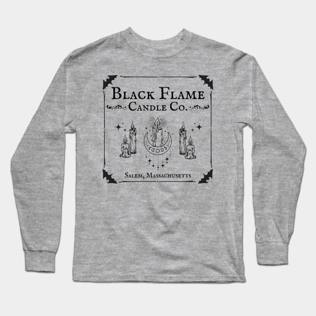 Black Flame Candle Company Sanderson Sisters Long Sleeve T-Shirt by MalibuSun